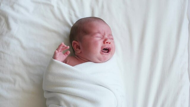 little baby newborn crying cry scream cries loudly