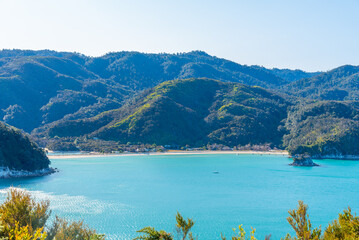 Torrent bay at Abel Tasman national park in New Zealand