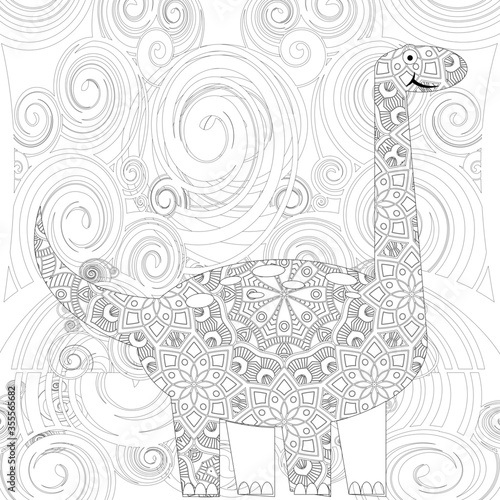 Fotobehang Spinosaurus Dinosaur Dino Coloring Pages Animal ...