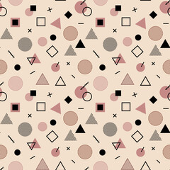 Fototapeta na wymiar Abstract modern geometric background for textile, wallpaper