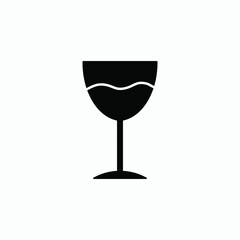 wine icon vector