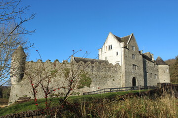 Parke's Castle, a 17th century plantation era castle situated on shores of Lough Gill, County...