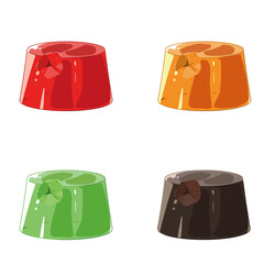 一口食べたゼリー