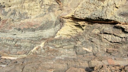 contemplate the sunset and the sea from the cliffs next to the Golden sand