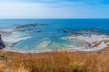 Landscape of Kaikoura peninsula in New Zealand