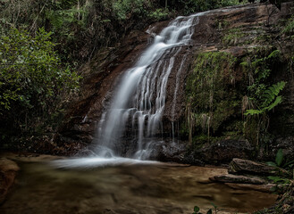 Obraz premium waterfall in the forest