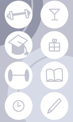 Stories covers highlights. Cute retro style story for bloggers.