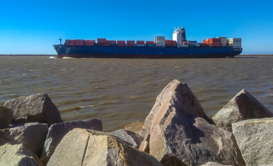 container cargo freight ship