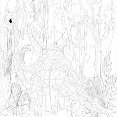 Adult coloring page,book a cute isolated dog,image for relaxing.Zen art style illustration.
