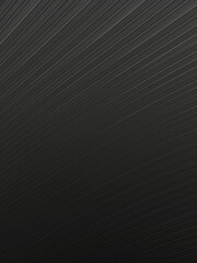 Obraz premium Dark striped background. Backdrop in black and white. Curved lines. Simple black wallpaper pattern.