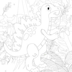 Adult coloring page,book a cute isolated dog,image for relaxing.Zen art style illustration.
