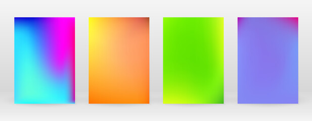 Fototapeta premium Pastel Soft. Rainbow Gradient Set Color Background