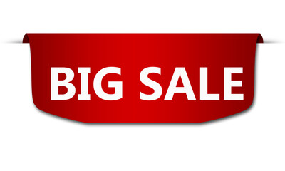 Sale banners isolated with big sale text