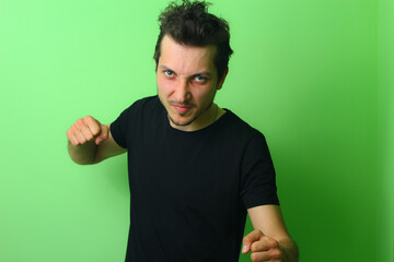 Angry young man, Emotion of aggression