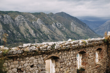 view of the old town of kotor montenegro