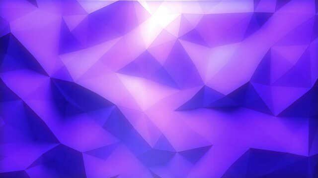 Waving purple polygonal seamless looping background 