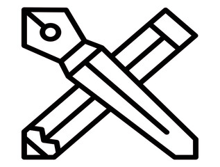 DESIGN TOOLS icon vector for web and app