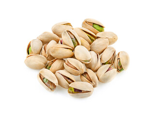 Pistachio on a white back ground