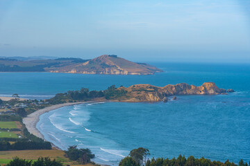 Puketeraki lookout in New Zealand