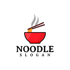 Noodle restaurant and food logo Design Template