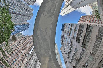 3 June 2020 ,  high way bridge at Shek Tong Tsui, hong kong