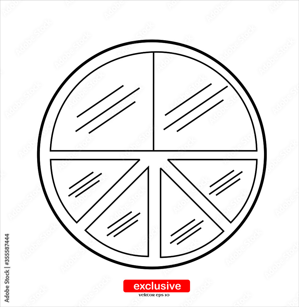 Poster window icon.flat design style vector illustration for graphic and web design.