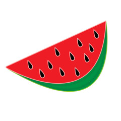 slice of watermelon. summer fruit watermelon