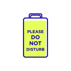 Please do not disturb icon