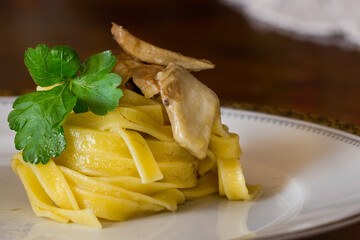 Pappardelle ai funghi porcini
