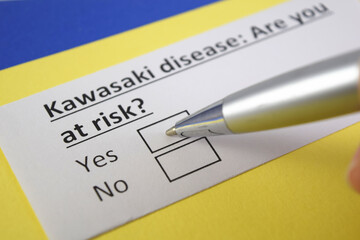 Obraz premium Questionnaire about health problems