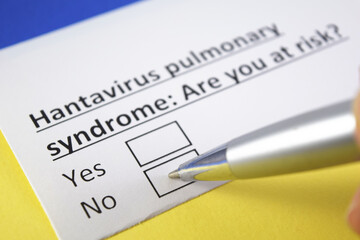 Obraz premium Questionnaire about health problems