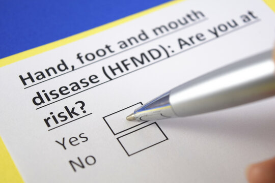 Questionnaire about health problems