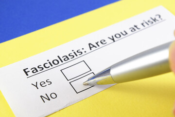 Obraz premium Questionnaire about health problems