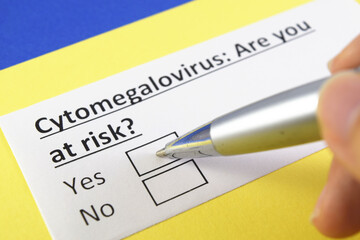 Fototapeta premium Questionnaire about health problems