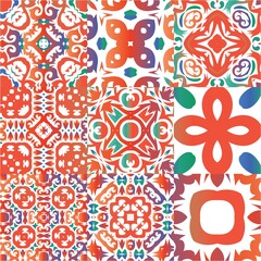 Decorative color ceramic talavera tiles.