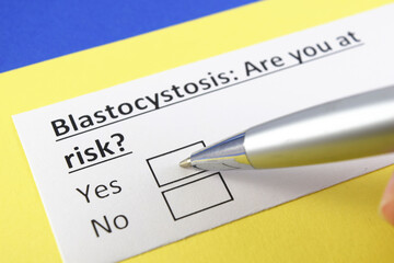 Fototapeta premium Questionnaire about health problems
