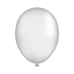 Party and celebration white balloon vector design