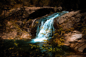 beautiful little waterfall 