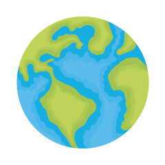 world planet earth ecology icon