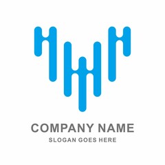 Arrow Circle Wings Business Company  Vector Logo Design