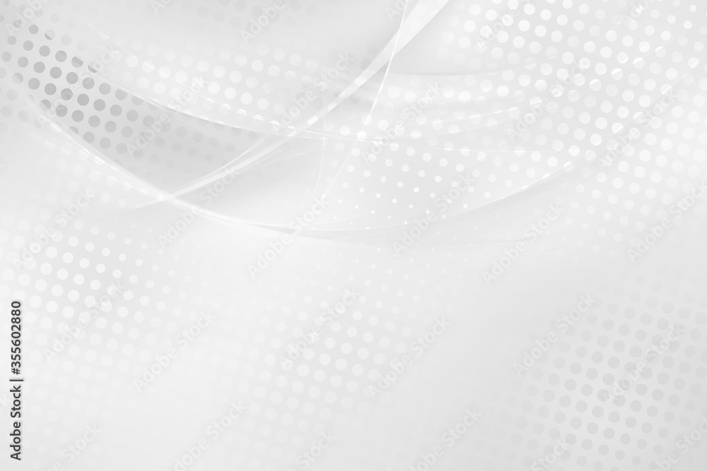 Poster halftone effect dots. white gray background. blurred pattern lines. design for web layout.
