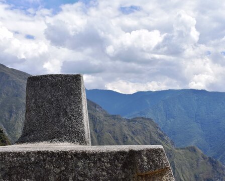 Reloj solar inca el  Intihuatana