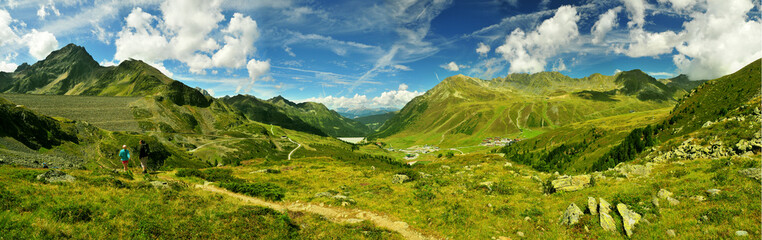 Fototapeta na wymiar Kühtai Valley in Tirol, Austria