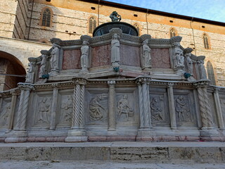 Obraz premium Fontana Maggiore di Perugia, Italy