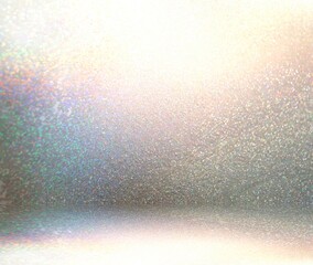 Shimmer silver wall and floor texture. Glitter studio 3d background. Glitz surface.