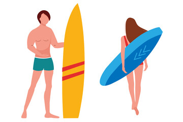 The guy with the girl is surfing. Vacation Sea. Communication, relaxation.