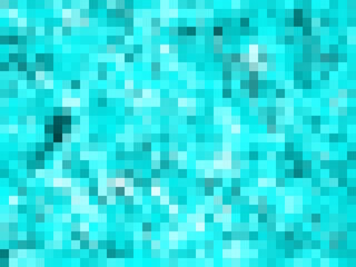 geometric square pixel pattern abstract background in blue