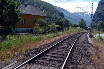 Flam Railway. The Flamsbana is a 20.2-kilometer long railway line between Myrdal and Flam in...