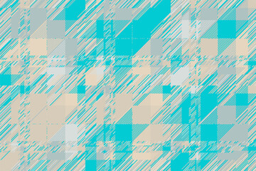 Modern glitch background. Color geometric abstract pattern vector.