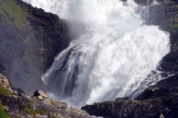 Beautiful Norwegian countryside .Flam, Norway, Scandinavia